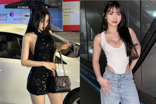 Clip gái xinh vú khủng mê hàng hiệu