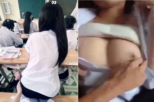 Sex nữ sinh được lừa đảo vào nhà trao đổi bài tập bằng một video sex