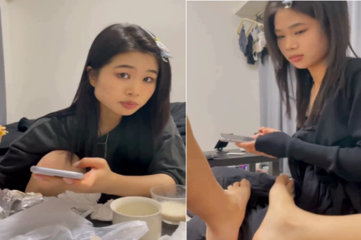 Thấy cu to là cười toe toét vui vẻ