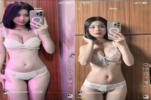 Tiktok bím múp vếu căng mọng nóng bỏng