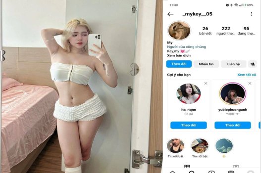 Video sex Việt em Mykey Tiktoker xinh